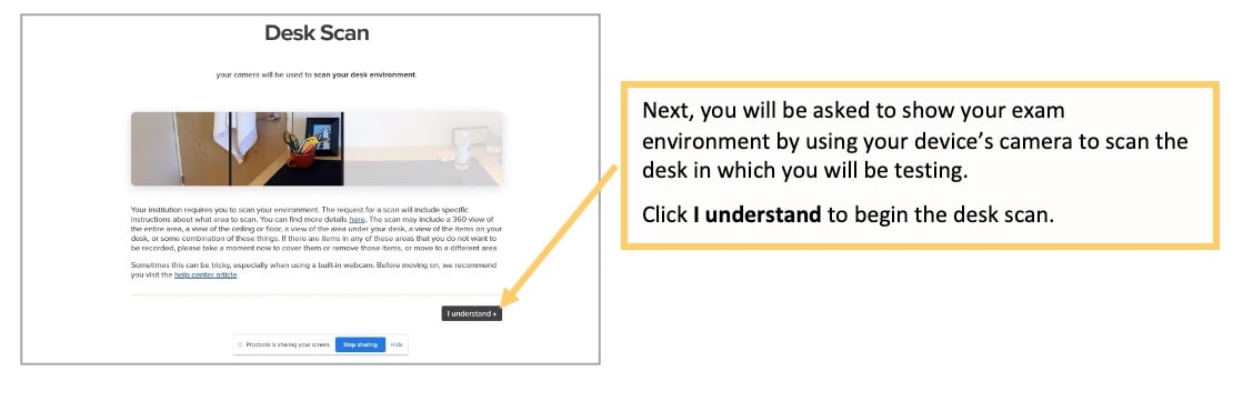 Desk Scan Instructions